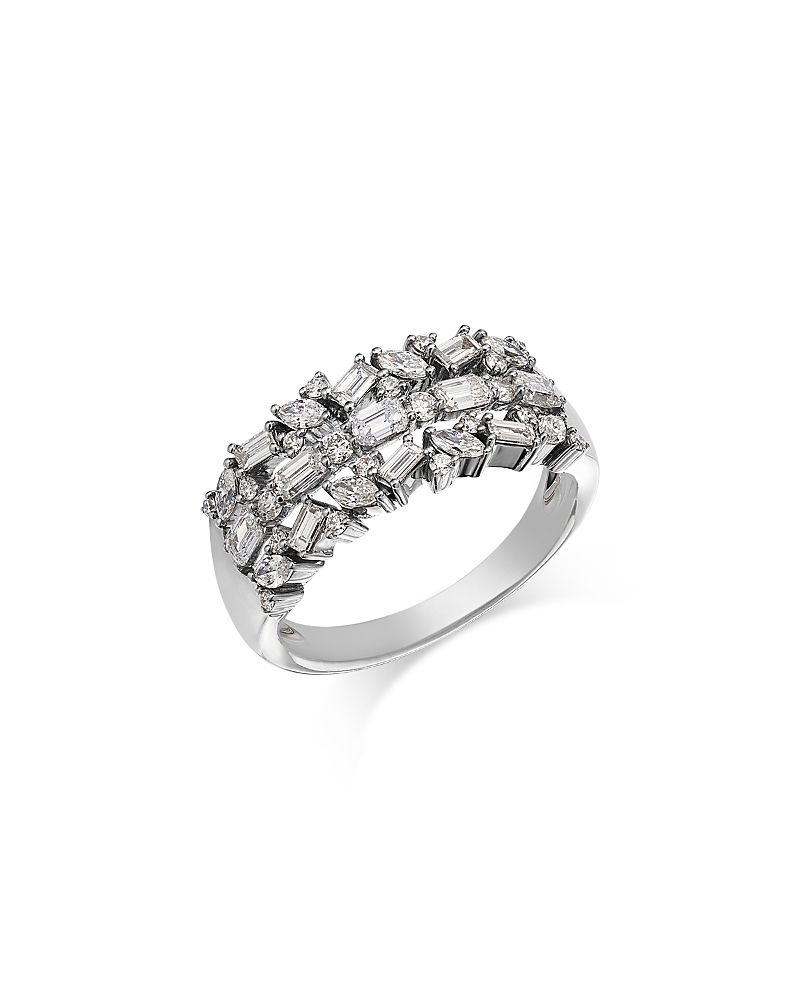 Bloomingdale's Fine Collection Diamond Mixed Cut Band in Platinum, 1.07 tcw
