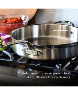 ProBond&amp;reg; Forged 5-Quart Professional Clad Stainless Steel Saut&amp;eacute; Pan with Lid