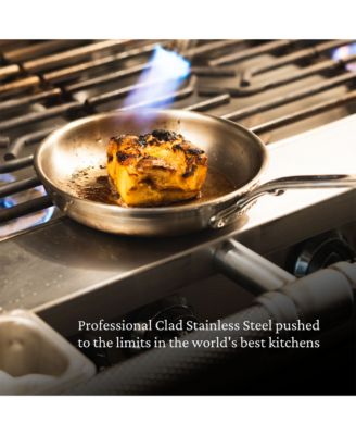 ProBond&amp;reg; Forged 8.5&amp;quot; Professional Clad Stainless Steel Skillet
