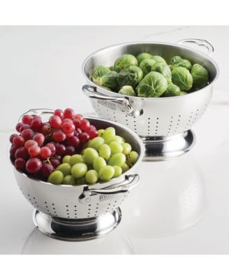 Provisions 2-Piece Stainless Steel Colander Set (3-Qt. &amp; 5-Qt.) 