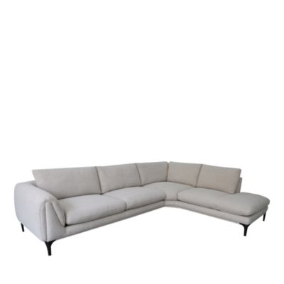 Salvatore 2-Piece Fabric Sectional - Exclusive