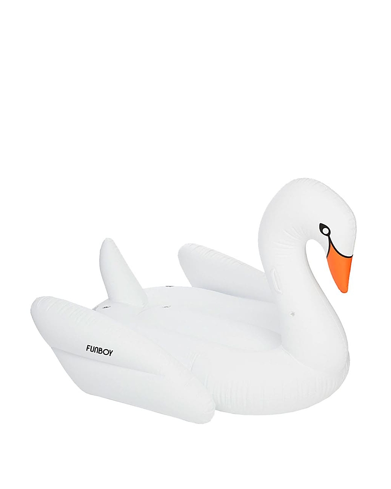 Funboy White Swan Pool Float In White