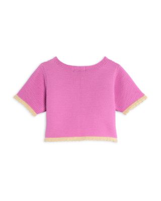 Girls' Cropped Ruffled Top, Big Kid - Exclusive