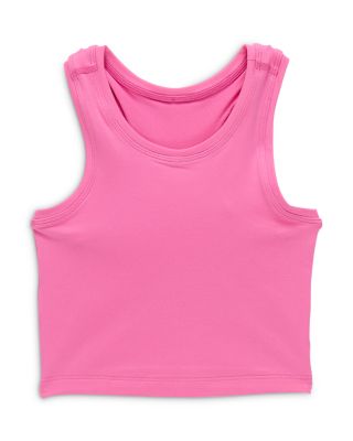 Girls' Fitted Racerback Cropped Top - Little Kid, Big Kid