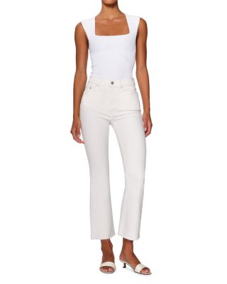 Bridget Bootcut High Rise Instasculpt™ Crop Jeans in White
