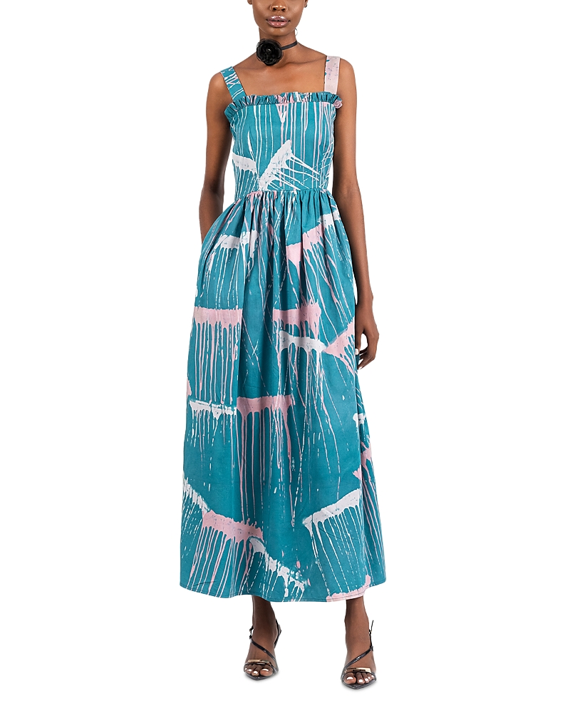 Busayo Iyanu Cutout Back Midi Dress