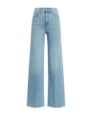 Petite The Mia High Rise Wide Leg Jeans in Riveting