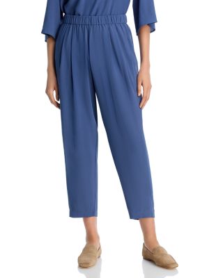 Eileen Fisher - Silk Pleated Lantern Pants