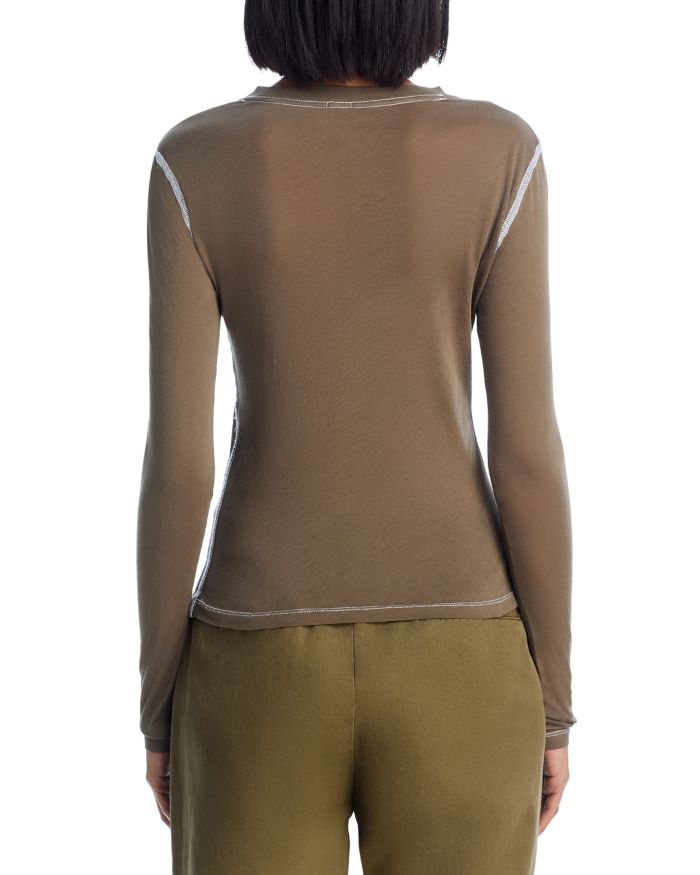 Semi Sheer Cotton Tee