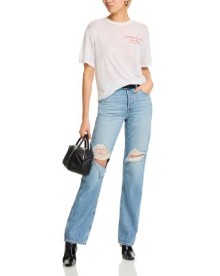 90s High Rise Loose Fit Jeans in Breaker Blue