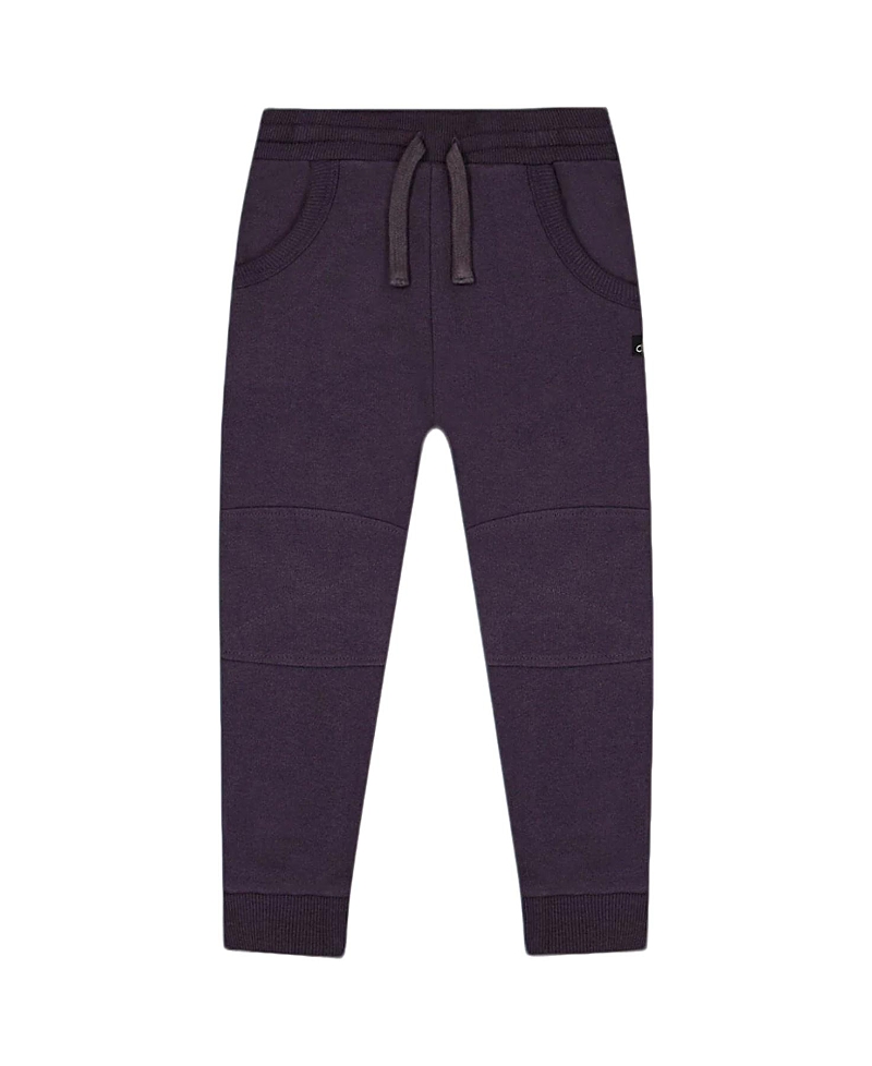 Deux Par Deux Boys' Jogger Sweatpants - Little Kid In Dark Gray