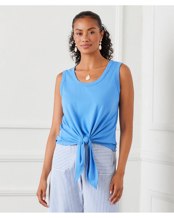 Tie Front Tank Top