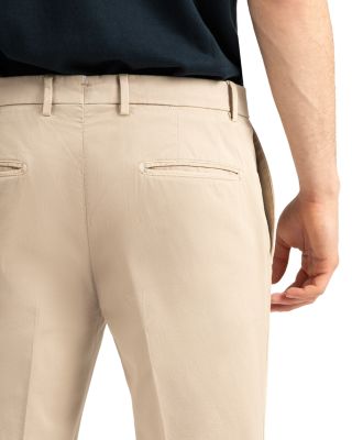 Garment Dyed Cotton Twill Slim Fit Suit