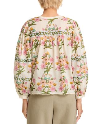 Floral Popover Top - Exclusive