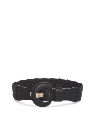 GAVAZZENI - Women's Oprah Woven Leather & Cotton Belt