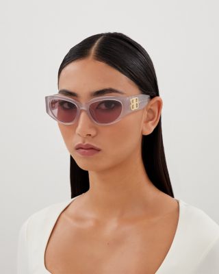 Wide Cat Eye Sunglasses, 55mm