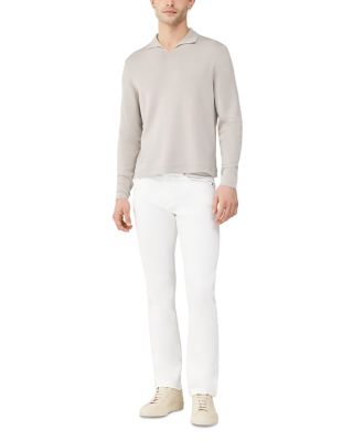 Russell Slim Straight Fit Jeans in Whiteout White