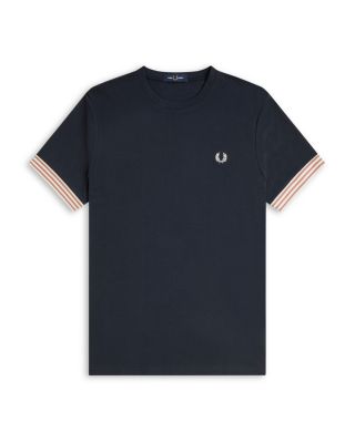 Fred Perry - Short Sleeve Striped-Cuff Tee
