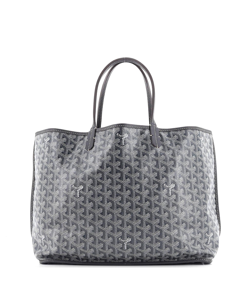 Pre-owned Pre-owned Goyard Goyard Pm Anjou Reversible Tote Coated Canvas In Gray