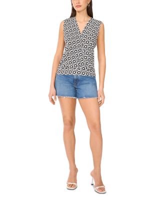 Surplice Sleeveless Top