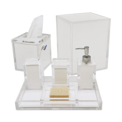Lucite Bath Collection - White