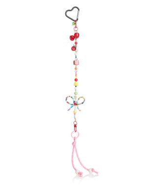 AQUA - Bow Beaded Bag Charm - Exclusive
