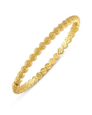 Berry Eternity Bangle Bracelet in 18K Gold Plated