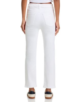 The Pencil High Rise Ankle Jeans in White
