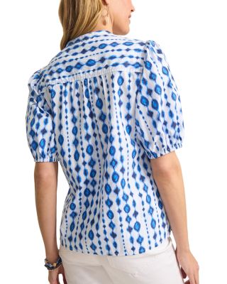 Crystalline Cove Puff Sleeve Top