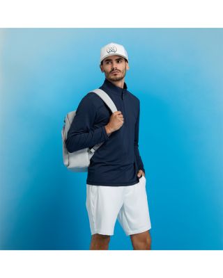 Brushed Back Tech Quarter Zip Pullover