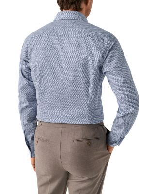 Slim Fit Printed Button Front Shirt