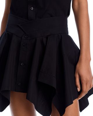 Cut Off Double Shirt Dress