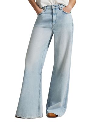 Ralph Lauren - High Rise Wide Leg Jeans in Blue
