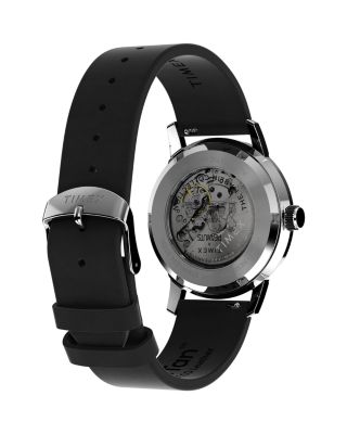 x Peanuts Marlin Automatic Snoopy Flying Ace Leather Strap Watch, 40mm