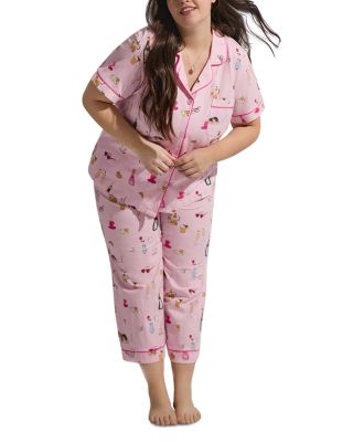 Let&#39;s Do Brunch Cropped Pajama Set