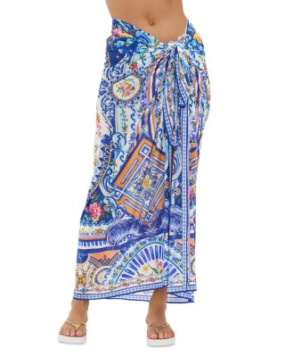 Camilla - Long Sarong Swim Cover-Up