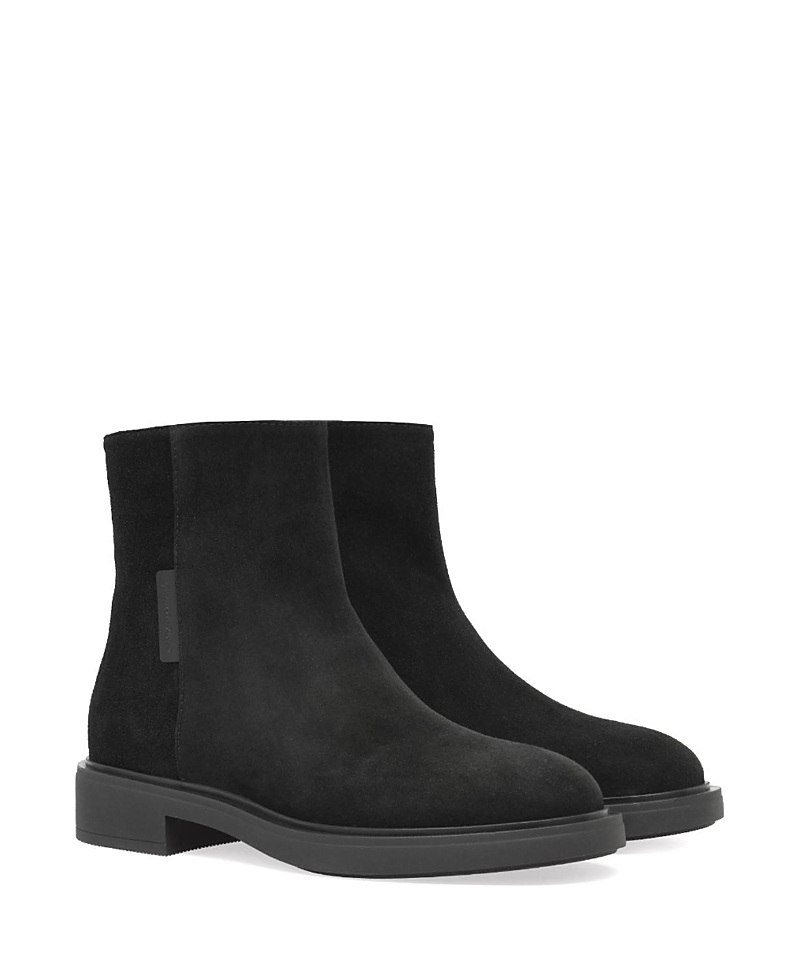 Gianvito Rossi Logo Short Boots In Black