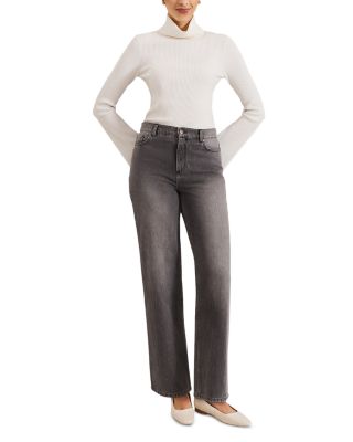 Frankie High Rise Jeans in Grey