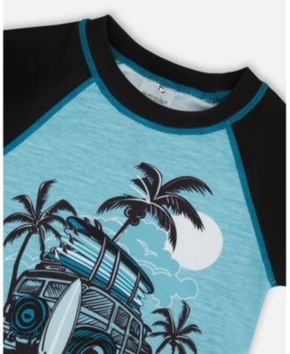 Boys' Short Sleeve Rashguard - Little Kid, Big Kid