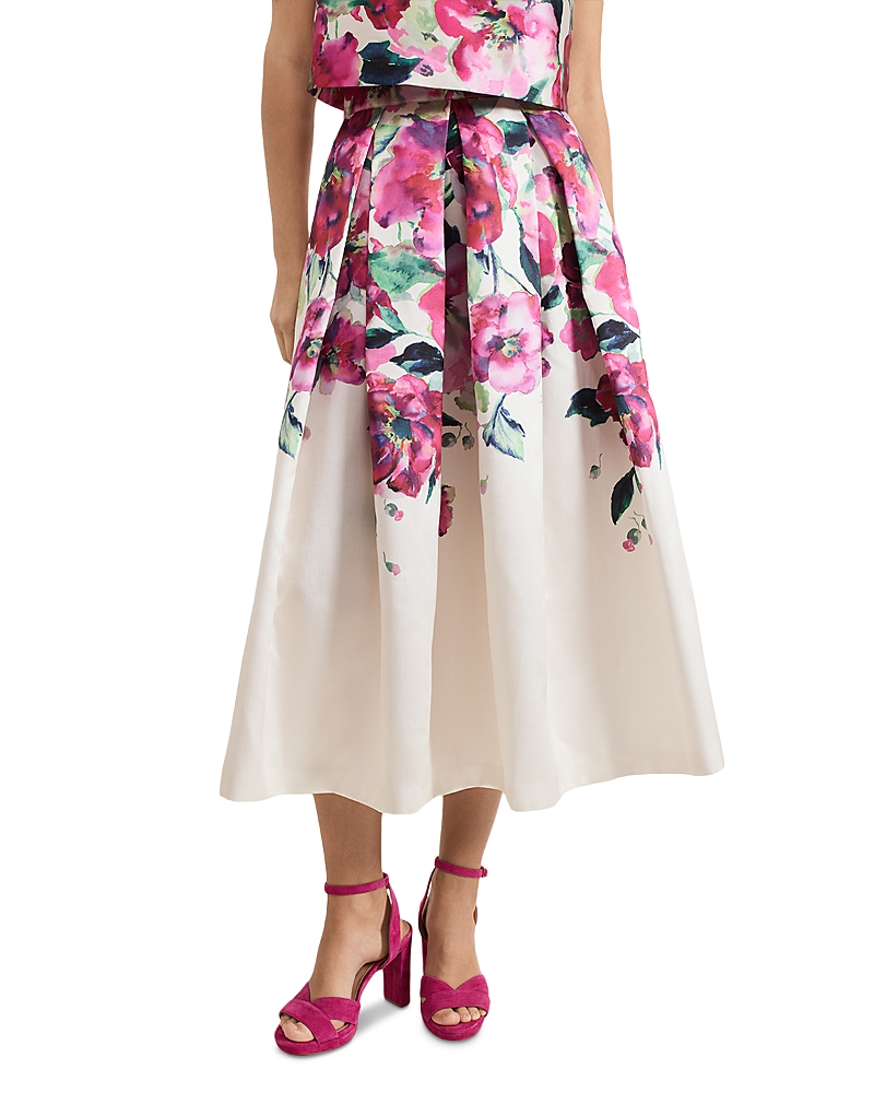 Phase Eight Phase Skirt Celeste Floral Border Skirt In Multi