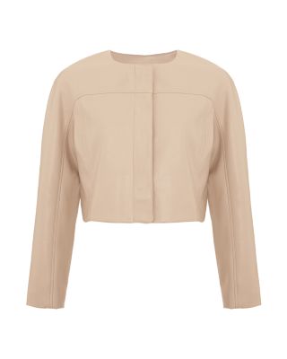 Sylvia Faux Leather Jacket