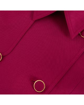 Cheryl Fitted Trench Button Up Jacket