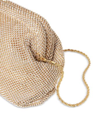 Doreen Gold Tone Diamant&eacute; Frame Pouch