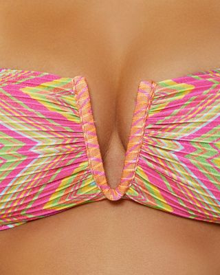 Summer Sunrise Bandeau Bikini Top