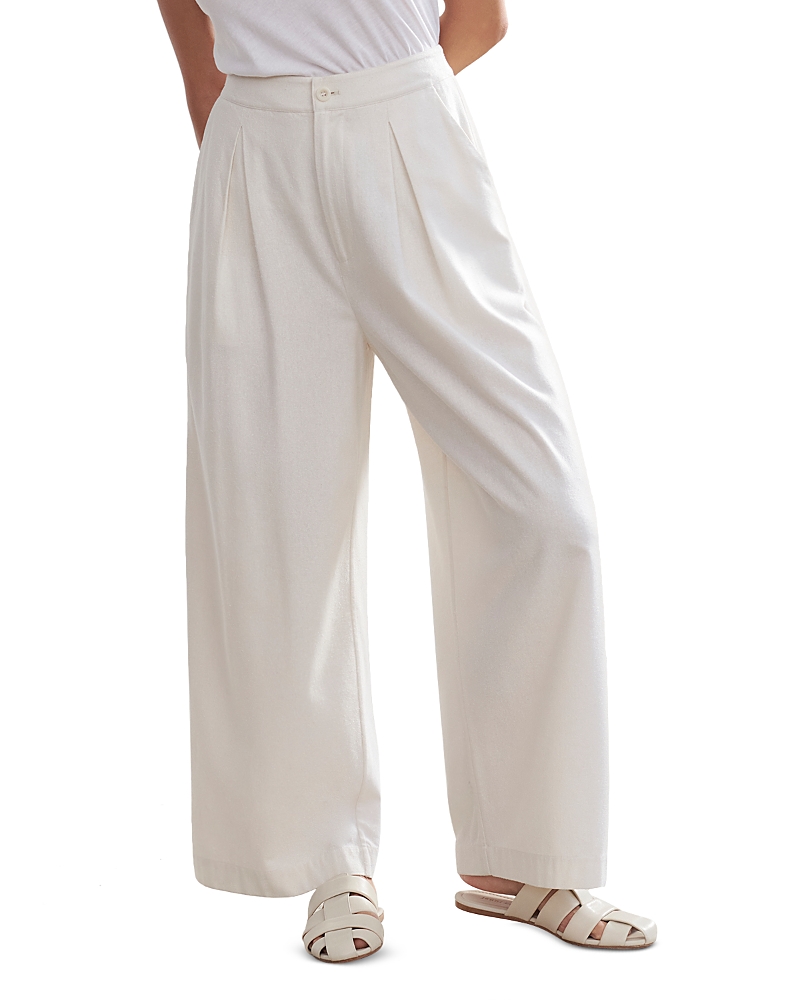Jenni Kayne Silk Wide Leg Trousers