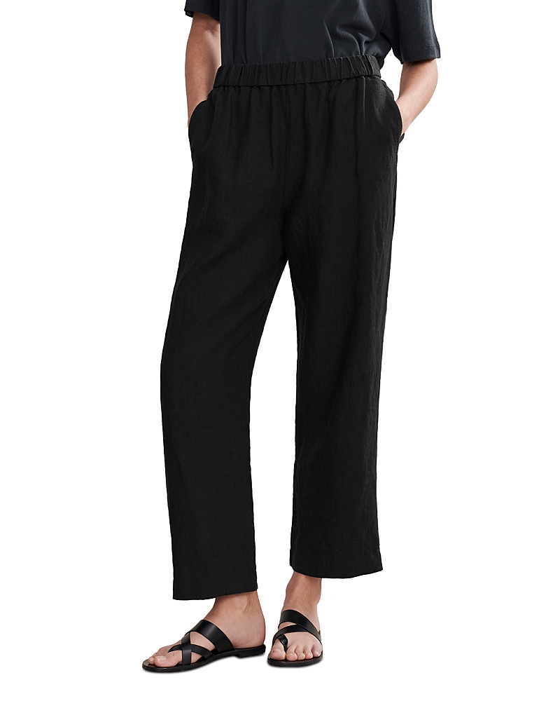 Jenni Kayne Logan Linen Pants In Black