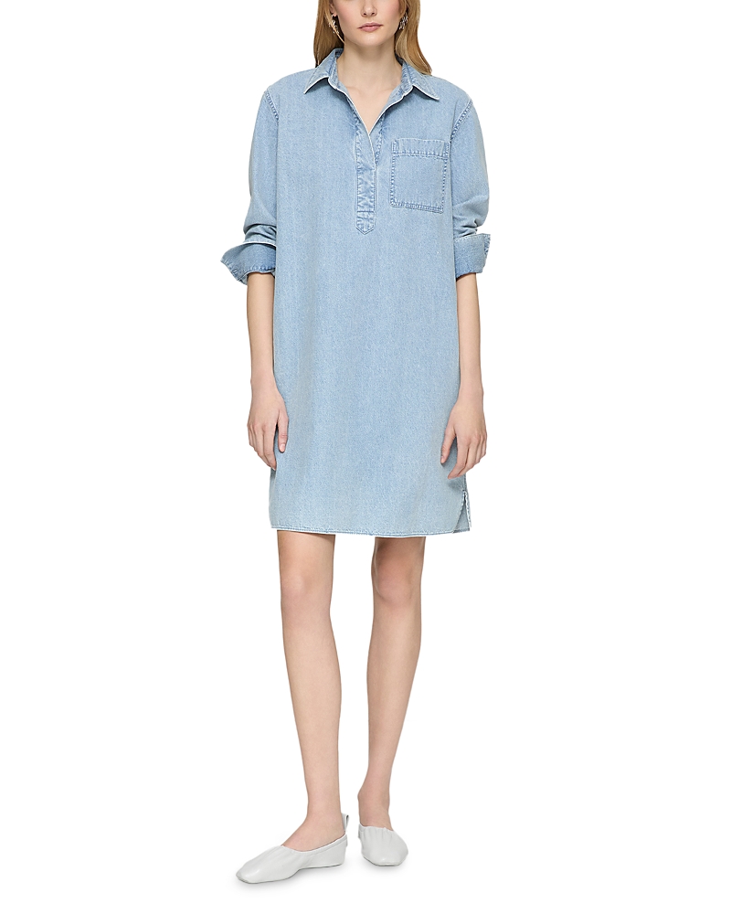 Lafayette 148 New York Patch Pocket Popover Dress