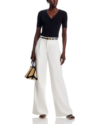 Rib Knit Button Front Sweater