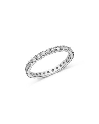 Diamond Certified Eternity Band in 14K White Gold, 1.0 tcw