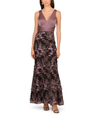 Aidan Mattox - Embroidered Gown